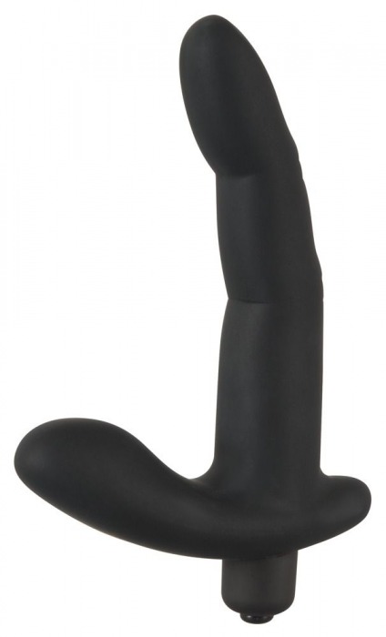 Черный вибромассажер простаты Naughty Finger Prostate Vibe - 13,8 см. - Orion - в Миассе купить с доставкой
