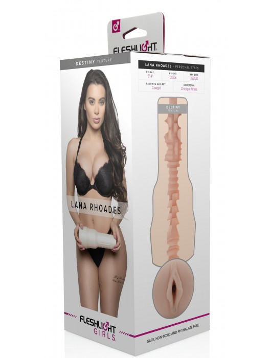 Мастурбатор-вагина Fleshlight Girls - Lana Rhoades Destiny - Fleshlight - в Миассе купить с доставкой