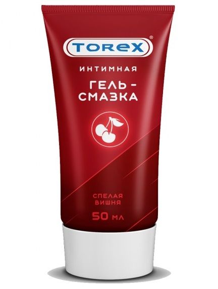 Смазка на водной основе TOREX  Спелая вишня  - 50 мл. - Torex - купить с доставкой в Миассе