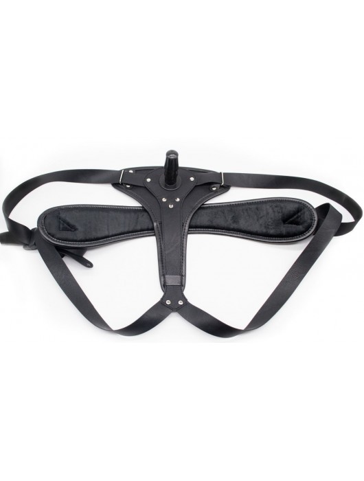 Реалистичный страпон Woman Midi с вагинальной пробкой - 19 см. - LOVETOY (А-Полимер) - купить с доставкой в Миассе