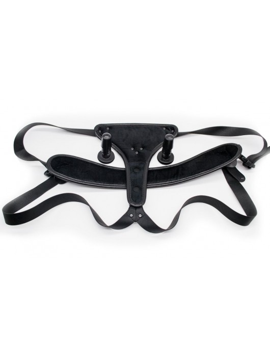 Реалистичный страпон Woman Midi с вагинальной пробкой - 19 см. - LOVETOY (А-Полимер) - купить с доставкой в Миассе