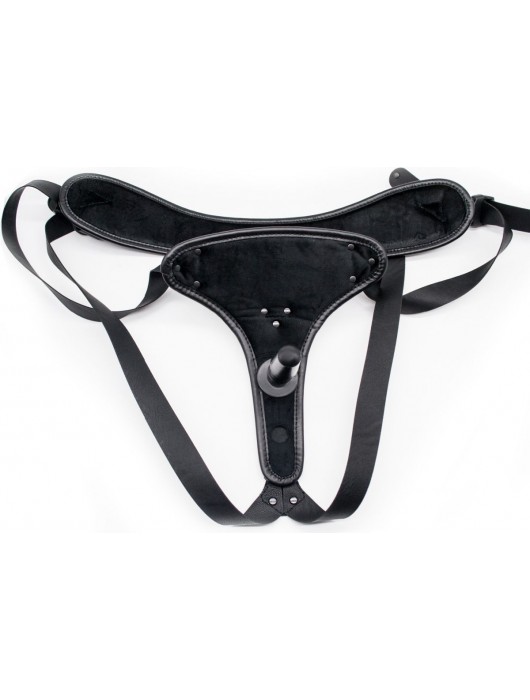 Реалистичный страпон Woman Midi с вагинальной пробкой - 19 см. - LOVETOY (А-Полимер) - купить с доставкой в Миассе