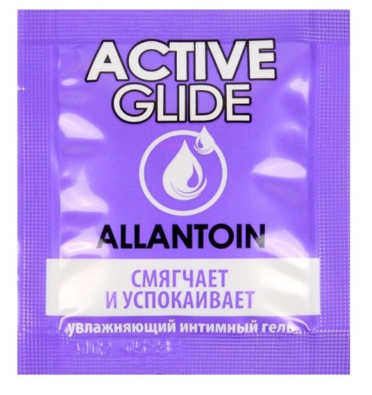 Лубрикант на водной основе Active Glide с аллантоином - 3 гр. - Биоритм - купить с доставкой в Миассе