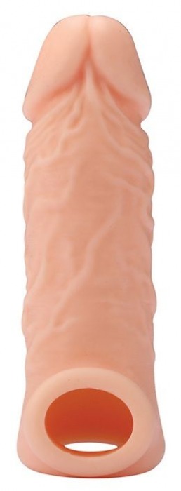 Телесная насадка EXTENDER WITH BALL STRAP 5.5 - 14 см. - Dream Toys - в Миассе купить с доставкой