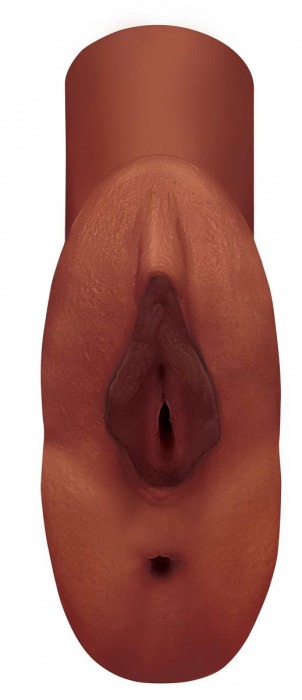 Коричневый мастурбатор Perfect Pussy Double Stroker - Pipedream - в Миассе купить с доставкой