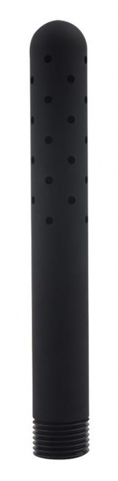 Черная насадка для анального душа ANAL DOUCHE - 15 см. - Dream Toys - купить с доставкой в Миассе