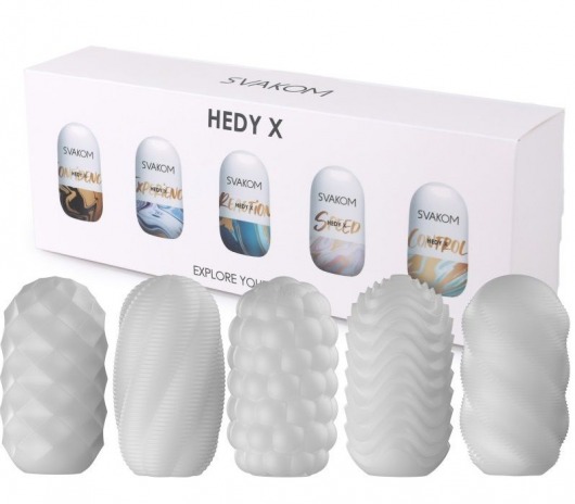 Набор из 5 мастурбаторов Hedy X5 Mixed - Svakom - в Миассе купить с доставкой