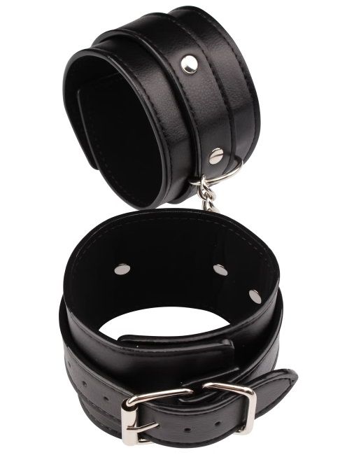 Черные оковы Classic Ankle Cuffs - Chisa - купить с доставкой в Миассе
