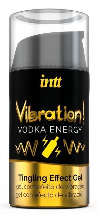 Жидкий интимный гель с эффектом вибрации Vibration! Vodka Energy - 15 мл. - INTT - купить с доставкой в Миассе