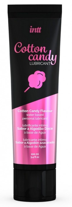 Интимный гель на водной основе Cotton Candy Lubricant - 100 мл. - INTT - купить с доставкой в Миассе