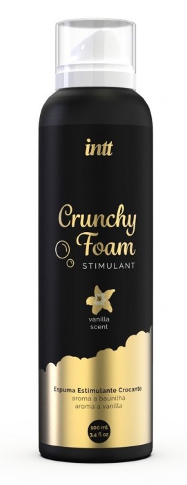 Пенка для массажа Crunchy Foam Stimulant Vanilla - 100 мл. - INTT - купить с доставкой в Миассе