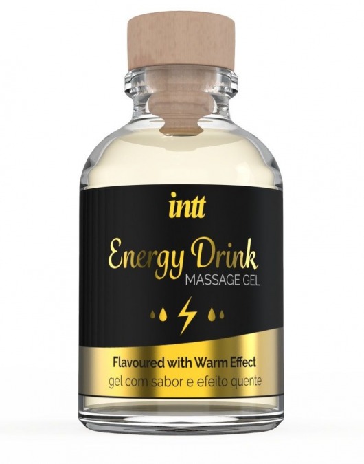 Массажный гель с согревающим эффектом Energy Drink - 30 мл. - INTT - купить с доставкой в Миассе