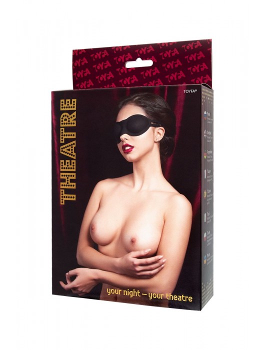 Черная плотная силиконовая маска - ToyFa - купить с доставкой в Миассе