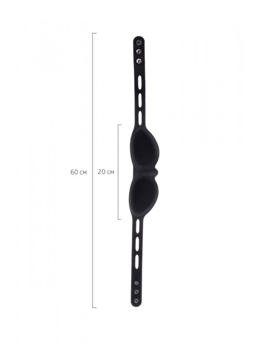 Черная плотная силиконовая маска - ToyFa - купить с доставкой в Миассе