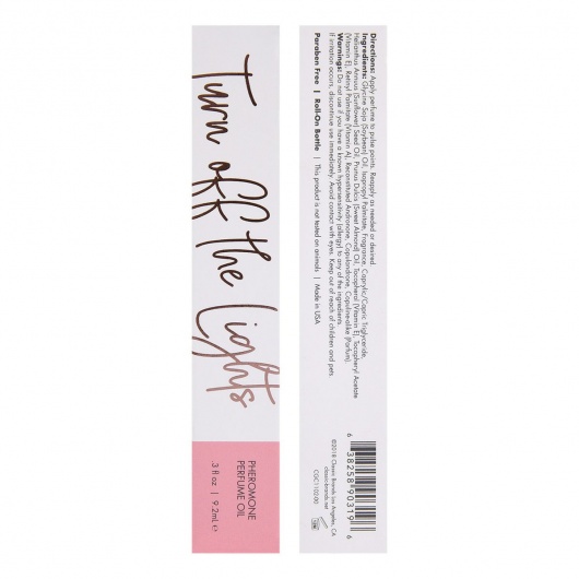 Парфюмерное масло с феромонами Turn Off The Lights с цветочно-восточным ароматом - 9,2 мл. -  - Магазин феромонов в Миассе