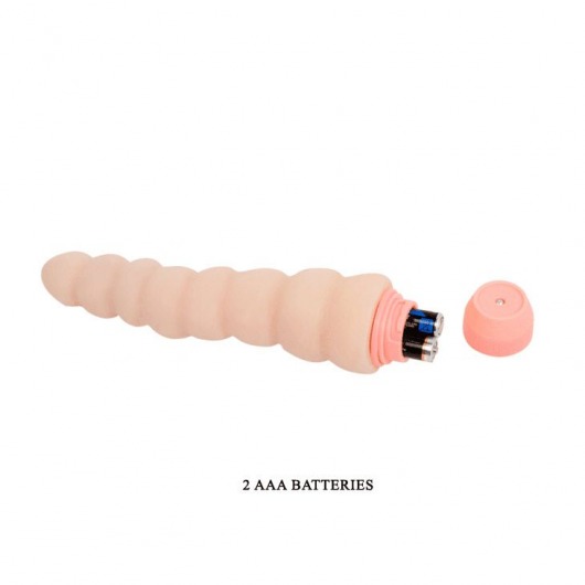 Гнущийся вибратор с хребтом - 18,2 см. - Baile