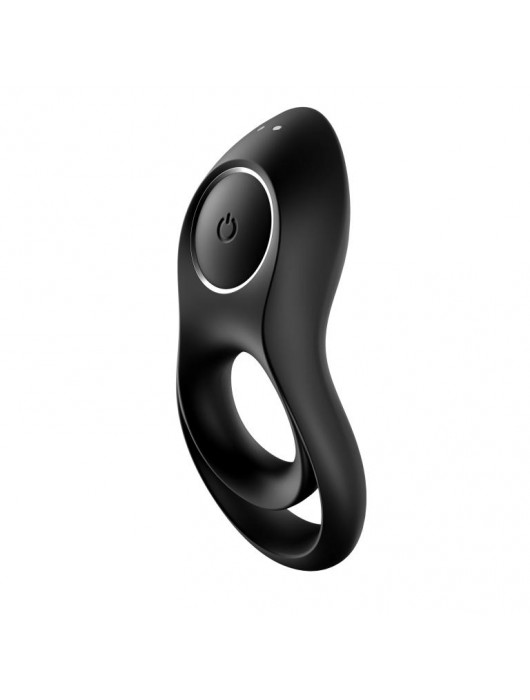 Черное эрекционное виброкольцо Legendary Duo - Satisfyer - в Миассе купить с доставкой