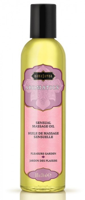 Массажное масло с цветочным ароматом Pleasure Garden - 236 мл. - Kama Sutra - купить с доставкой в Миассе