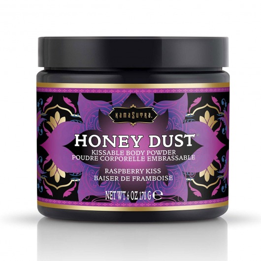 Пудра для тела Honey Dust Body Powder с ароматом малины - 170 гр. - Kama Sutra - купить с доставкой в Миассе