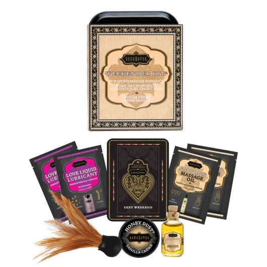 Эротический набор Weekender Kit Vanilla Creme - Kama Sutra - купить с доставкой в Миассе