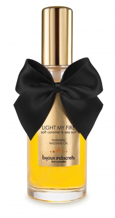 Массажное масло Light My Fire с ароматом карамели - 100 мл. - Bijoux Indiscrets - купить с доставкой в Миассе
