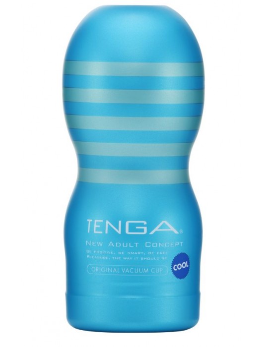 Мастурбатор с охлаждающей смазкой TENGA Original Vacuum Cup Cool - Tenga - в Миассе купить с доставкой