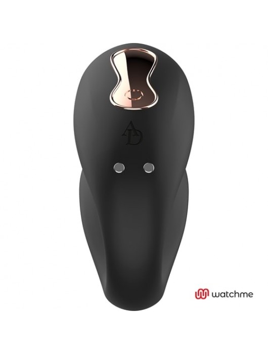 Черный вибратор для пар с пультом-часами Anne s Desire Dual Pleasure Vibe - DreamLove