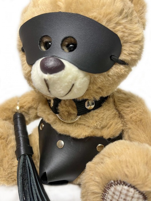 Оригинальный плюшевый мишка с плетью - БДСМ Арсенал - купить с доставкой в Миассе