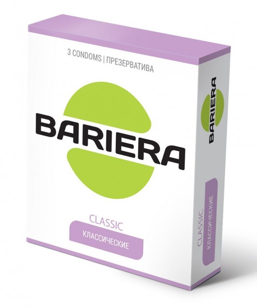 Классические презервативы Bariera Classic - 3 шт. - Bariera - купить с доставкой в Миассе