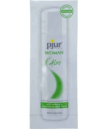 Лубрикант на водной основе pjur WOMAN Aloe - 2 мл. - Pjur - купить с доставкой в Миассе