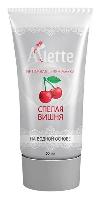 Интимная гель-смазка на водной основе Arlette  Спелая вишня  - 50 мл. - Arlette - купить с доставкой в Миассе