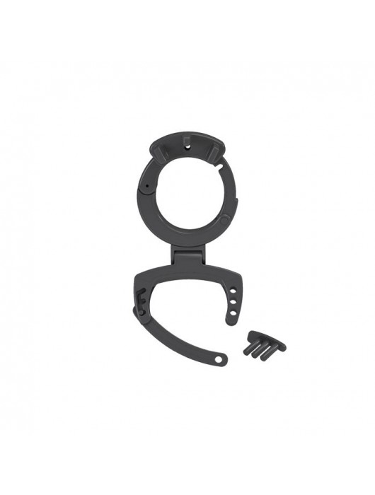 Кольцо с зажимом для мошонки для пояса верности Pubic Enemy - MyStim - купить с доставкой в Миассе