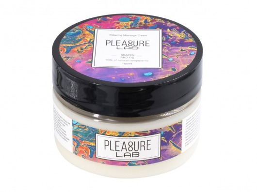 Массажный крем Pleasure Lab Relaxing с ароматом винограда и инжира - 100 мл. - Pleasure Lab - купить с доставкой в Миассе