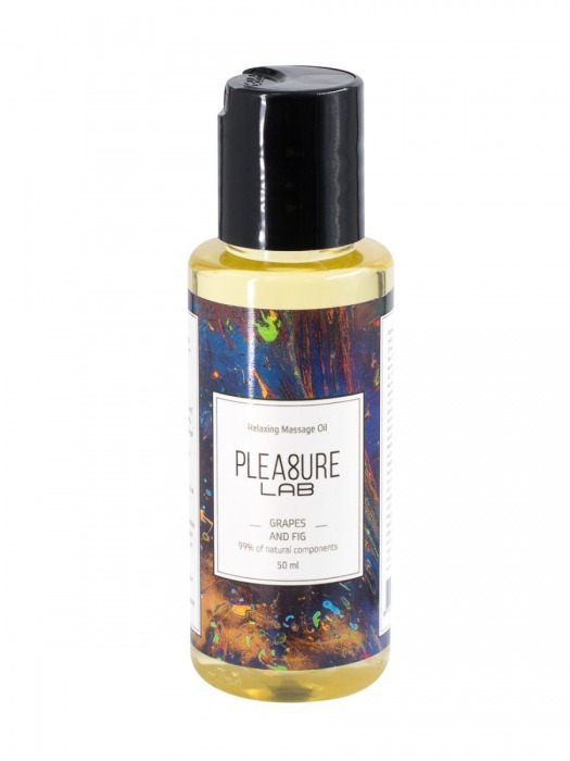 Массажное масло Pleasure Lab Relaxing с ароматом винограда и инжира - 50 мл. - Pleasure Lab - купить с доставкой в Миассе