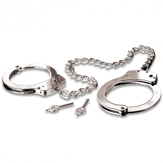 Металлические наручники Metal Leg Cuffs - Pipedream - купить с доставкой в Миассе