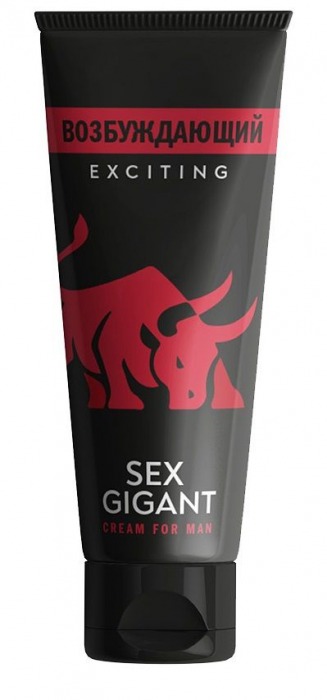 Возбуждающий крем для мужчин Sex Gigant - 80 мл. - Миагра - купить с доставкой в Миассе