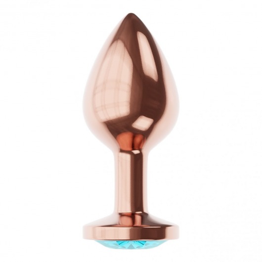 Пробка цвета розового золота с малиновым кристаллом Diamond Topaz Shine L - 8,3 см. - Lola Games - купить с доставкой в Миассе