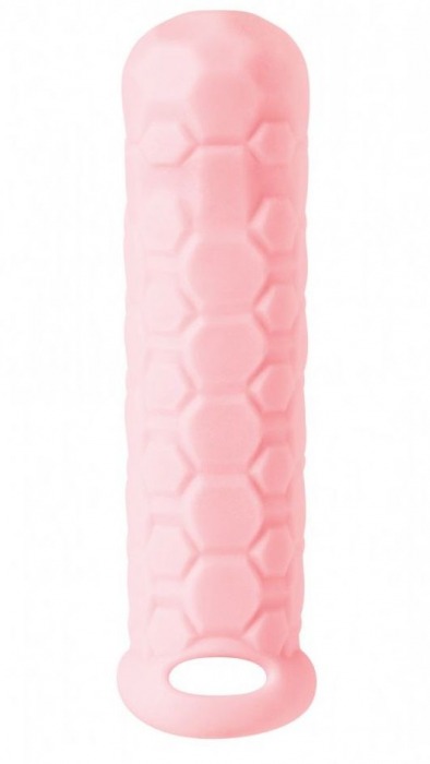 Розовый фаллоудлинитель Homme Long - 15,5 см. - Lola Games - в Миассе купить с доставкой