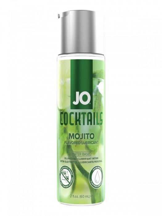 Вкусовой лубрикант на водной основе JO Cocktails Mojito - 60 мл. - System JO - купить с доставкой в Миассе