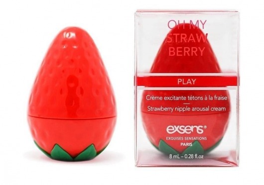 Крем для стимуляции сосков Oh My Strawberry - 8 мл. - Exsens - купить с доставкой в Миассе