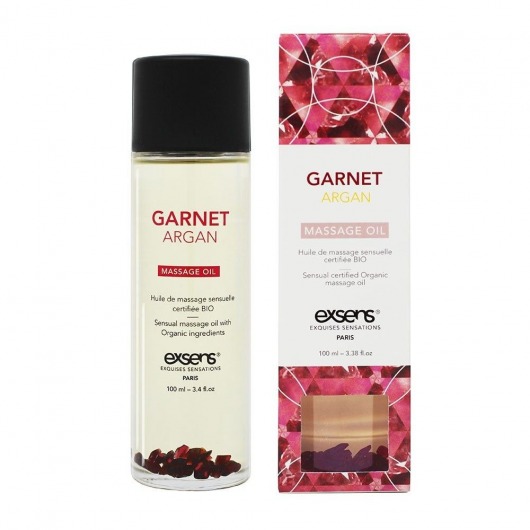 Органическое массажное масло GARNET ARGAN - 100 мл. - Exsens - купить с доставкой в Миассе
