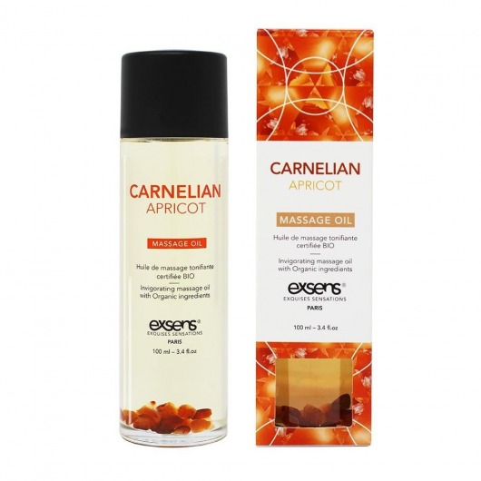 Органическое массажное масло CARNELIAN APRICOT - 100 мл. - Exsens - купить с доставкой в Миассе