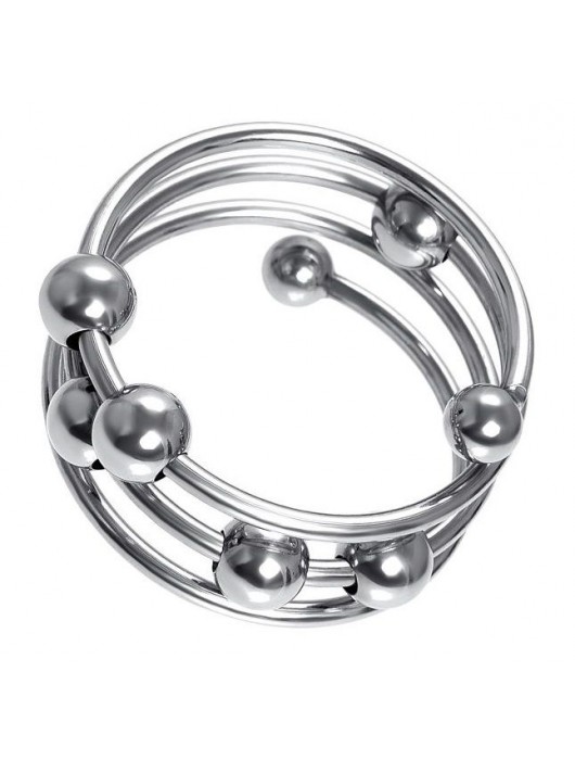 Большое металлическое кольцо под головку пениса - ToyFa - купить с доставкой в Миассе