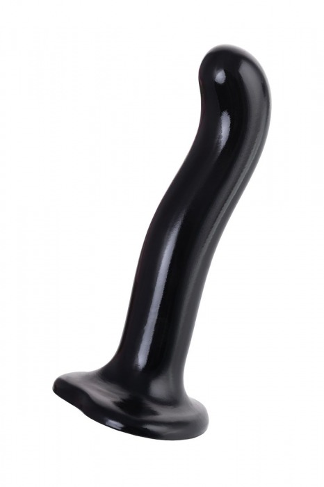Черный стимулятор для пар P G-Spot Dildo Size L - 19 см. - Strap-on-me - в Миассе купить с доставкой
