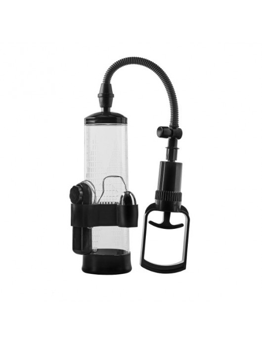 Прозрачная вакуумная помпа с вибрацией Vibrating Penis Pump - Dream Toys - в Миассе купить с доставкой