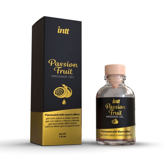Массажный гель с ароматом маракуйи Passion Fruit - 30 мл. - INTT - купить с доставкой в Миассе