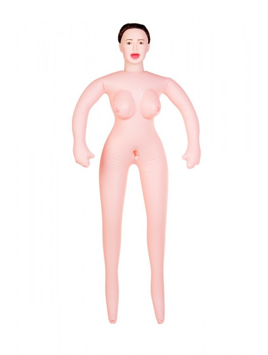 Надувная секс-кукла брюнетка с реалистичной головой - ToyFa - в Миассе купить с доставкой