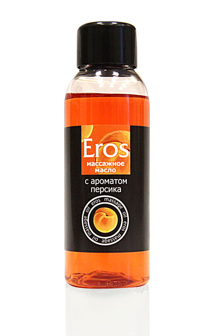 Массажное масло Eros exotic с ароматом персика - 50 мл. - Биоритм - купить с доставкой в Миассе