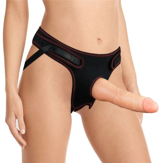 Женский страпон Easy Strapon Set 7.5 - 19 см. - Lovetoy - купить с доставкой в Миассе