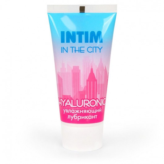 Увлажняющий лубрикант на водной основе Intim in the city Hyaluronic - 60 гр. - Биоритм - купить с доставкой в Миассе
